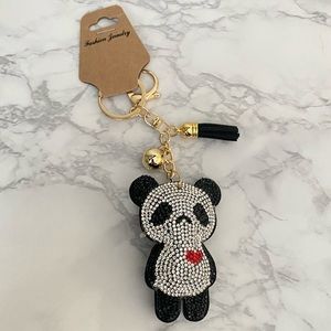 Bling Panda Keychain